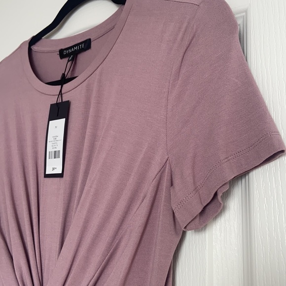 Mauve Dynamite Knot Dress - Picture 5 of 6